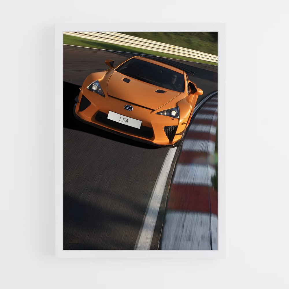 Poster Circuit de Vitesse – affiche Lexus (vue 3)